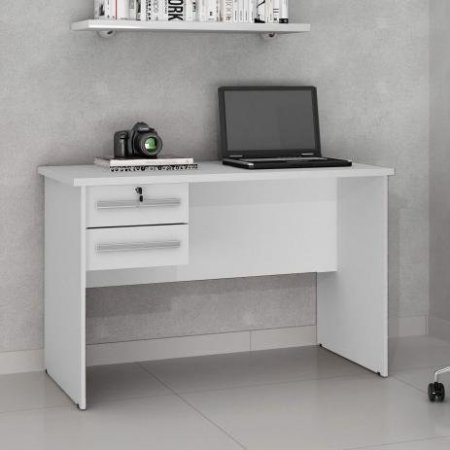 Mesa para Computador Escrivaninha 116 cm Branca 10561021
